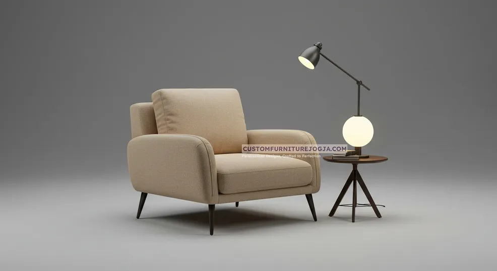 Jasa Pembuatan Single Sofa Jogja